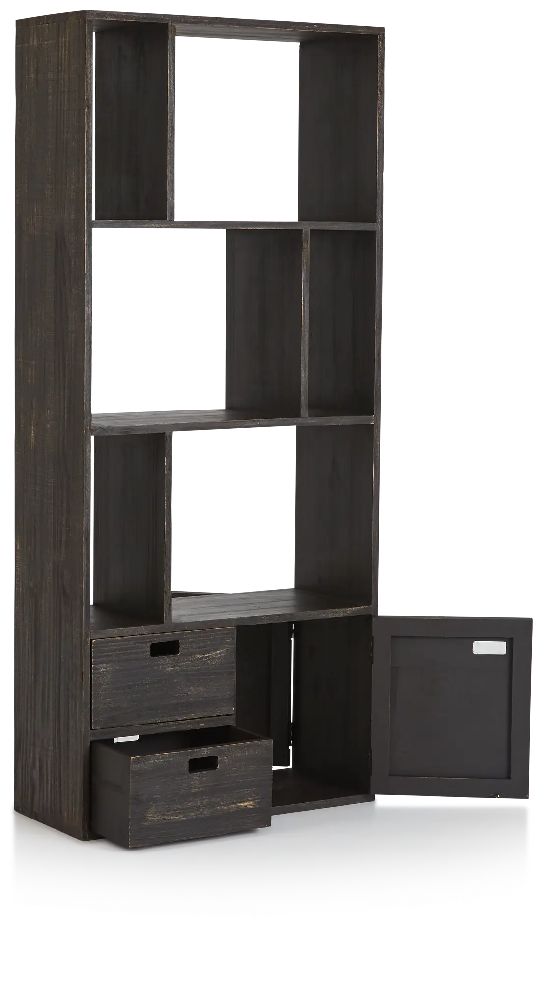 Indigo Light Brown Wood Bookcase Indigo Light Brown Wood Bookcase