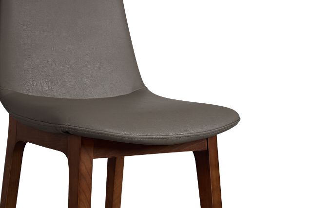 Hamilton Dark Gray Micro Upholstered Side Chair