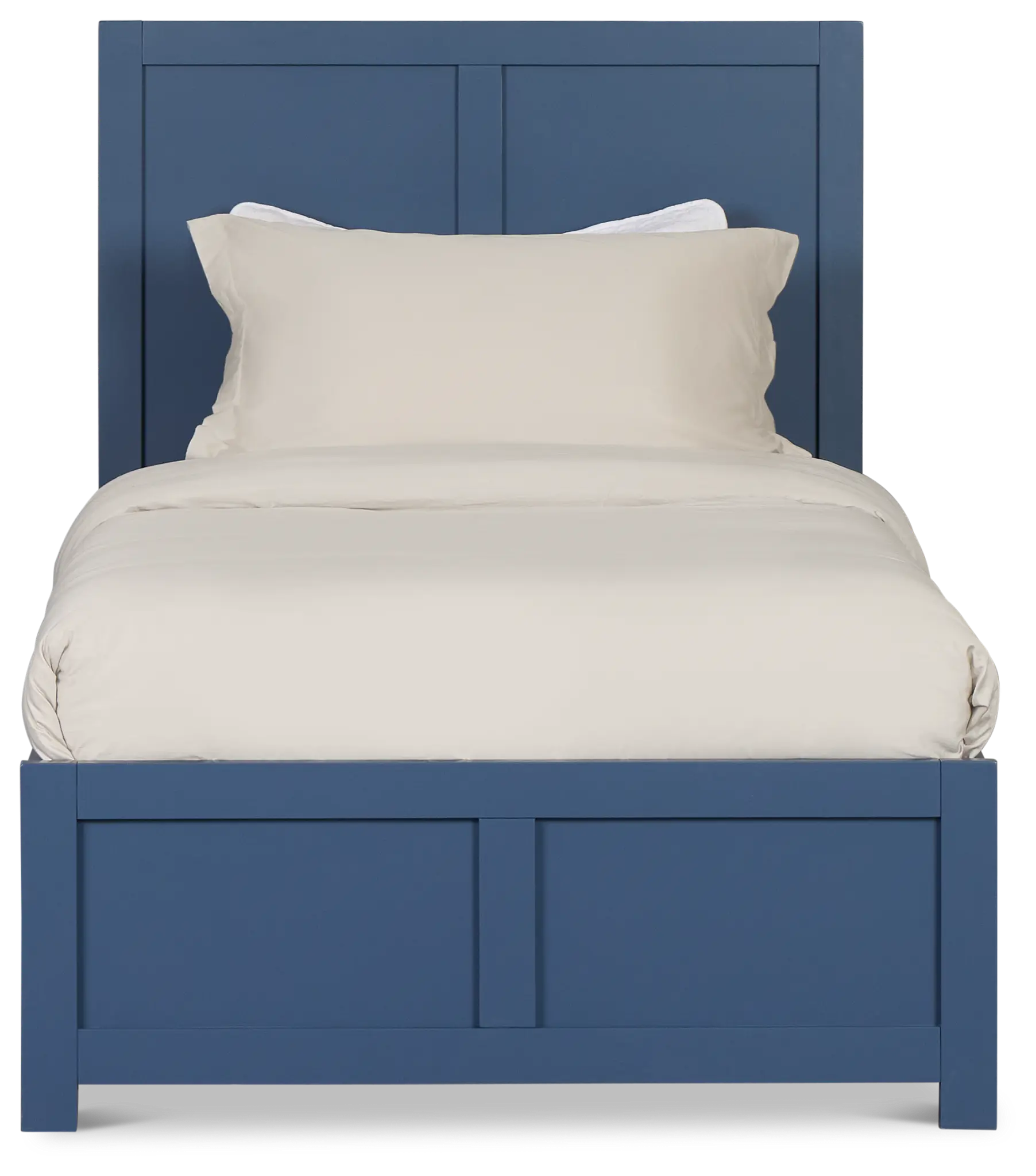 Charleston Dark Blue Panel Bed Charleston Dark Blue Panel Bed
