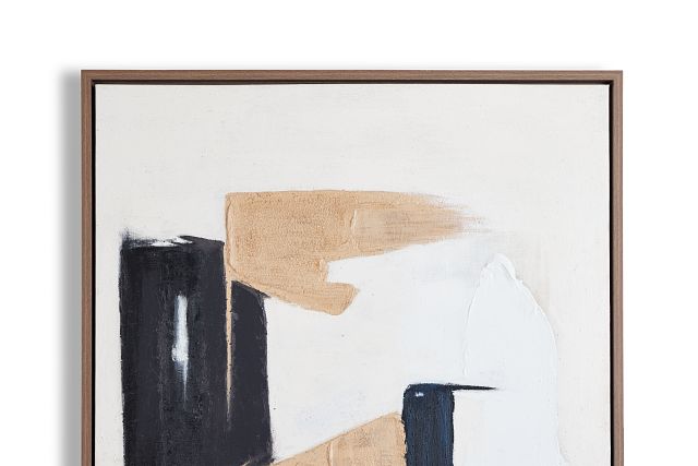 Umber Multicolored Canvas Wall Art