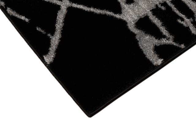 Carne Black 9x12 Area Rug
