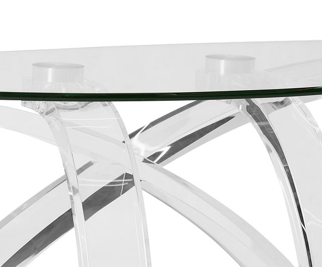 Cannes Collage Triangular Sofa Table