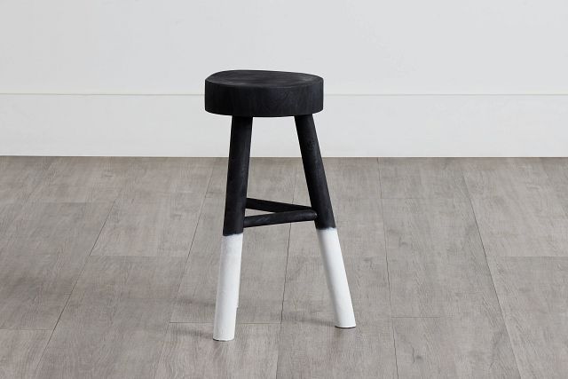 Kina Black 22" Stool