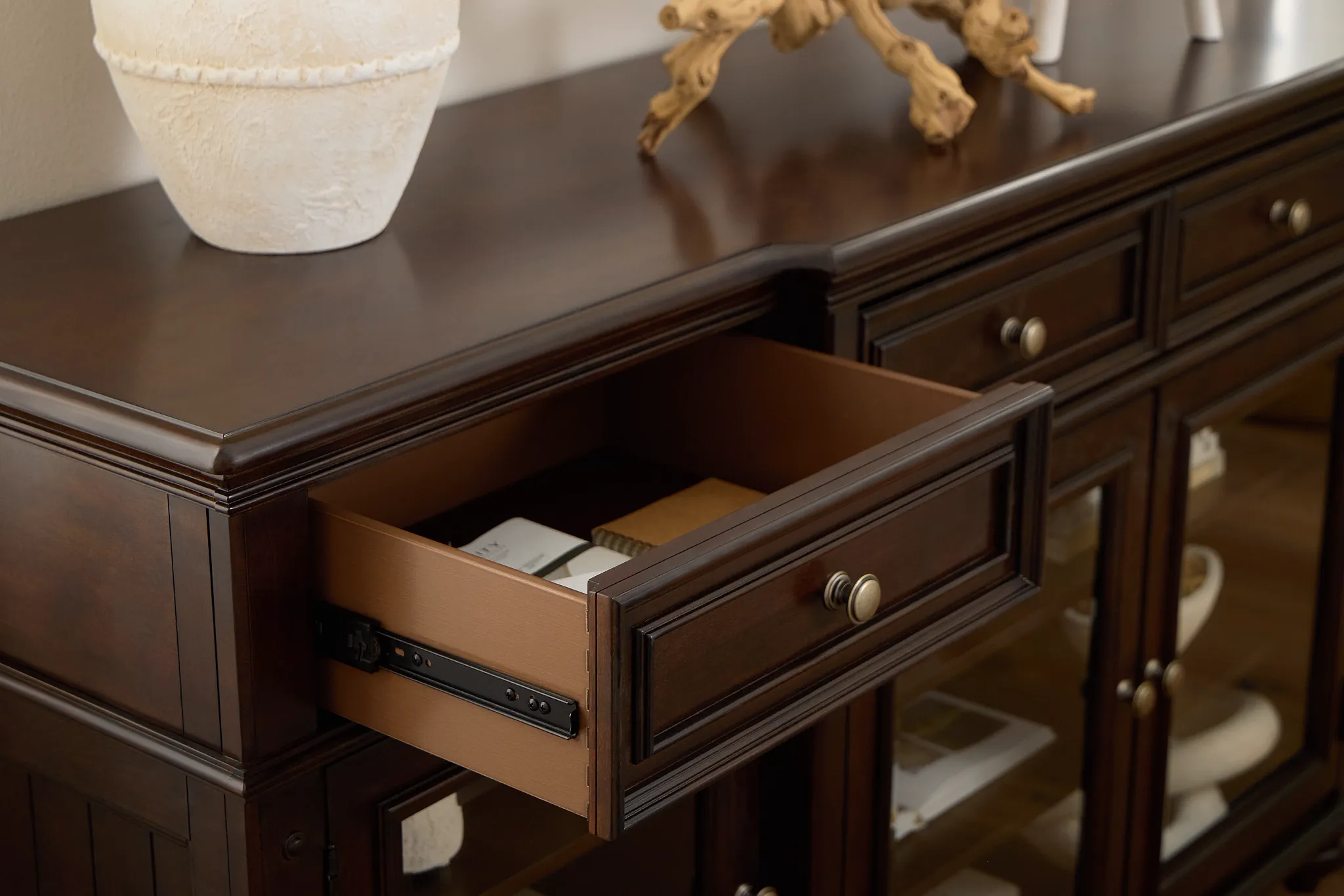 Savannah Dark Tone Credenza