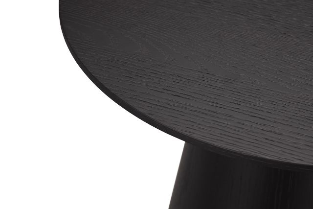 Nomad Black Round End Table