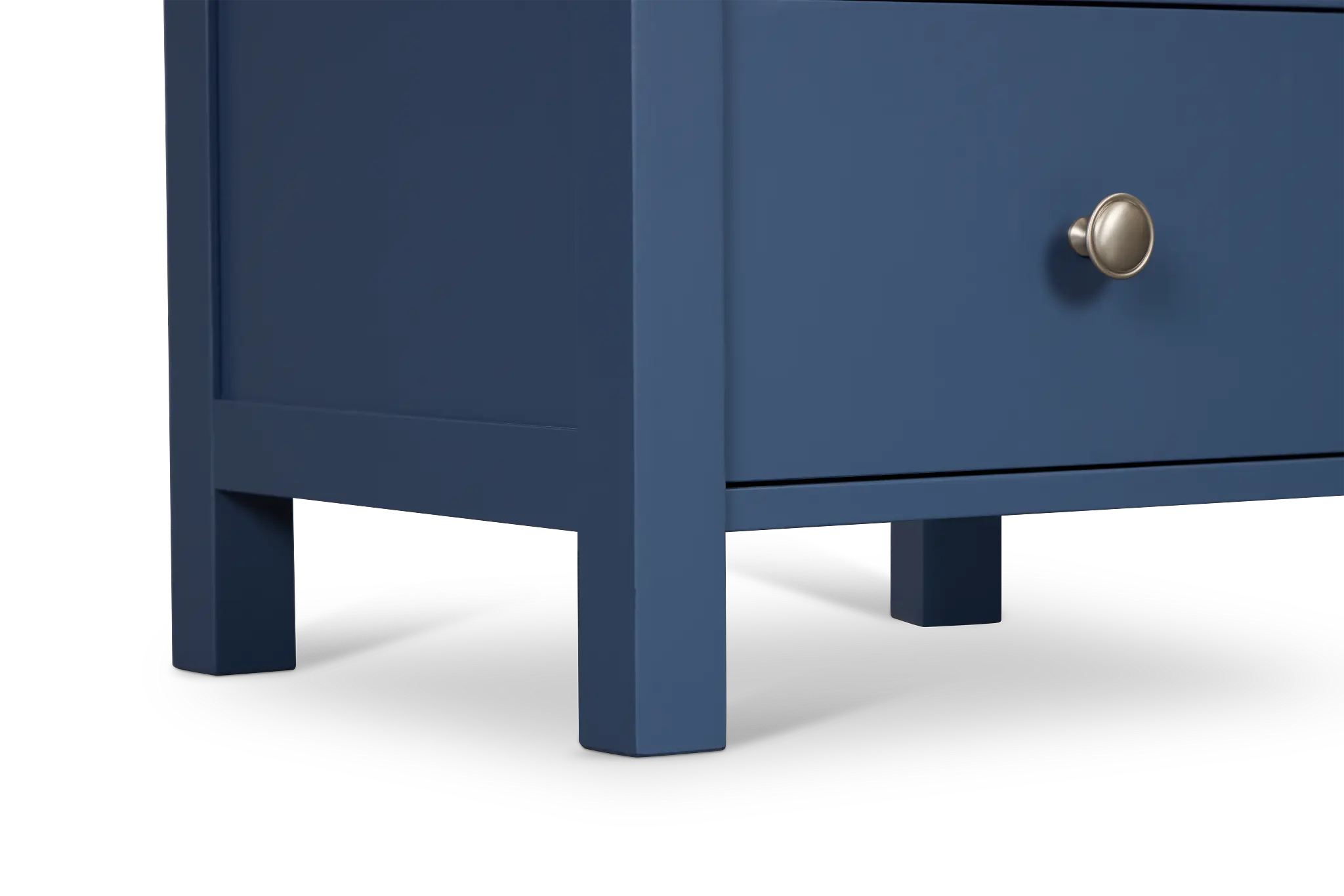 Charleston Dark Blue 2-drawer Nightstand Charleston Dark Blue 2-drawer Nightstand