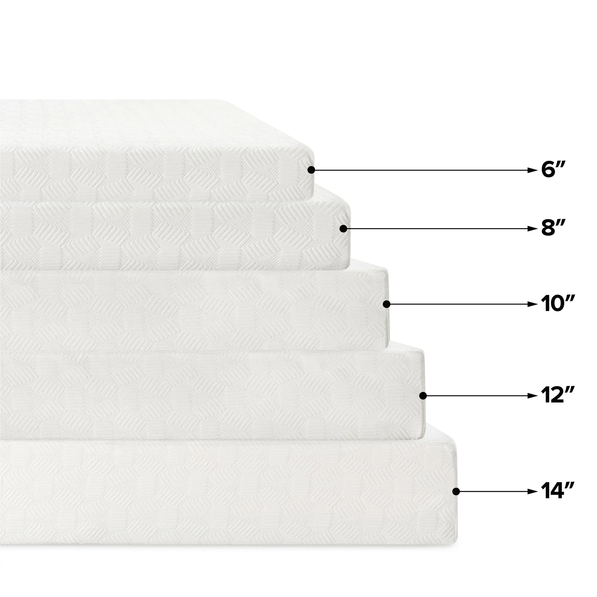 Rest & Renew By Zinus Gel Memory Foam Mattress 10" Cush Firm Mattress