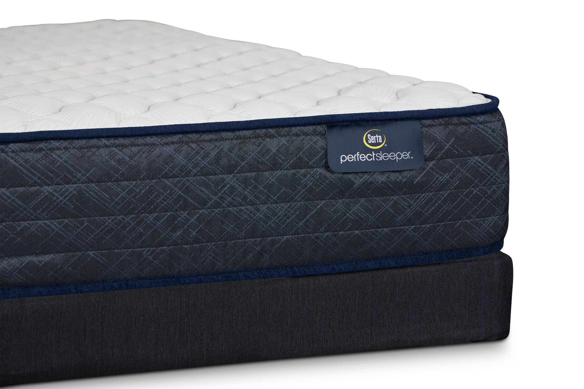 Serta Perfect Sleeper Adorning Night Firm Low-profile Mattress Set