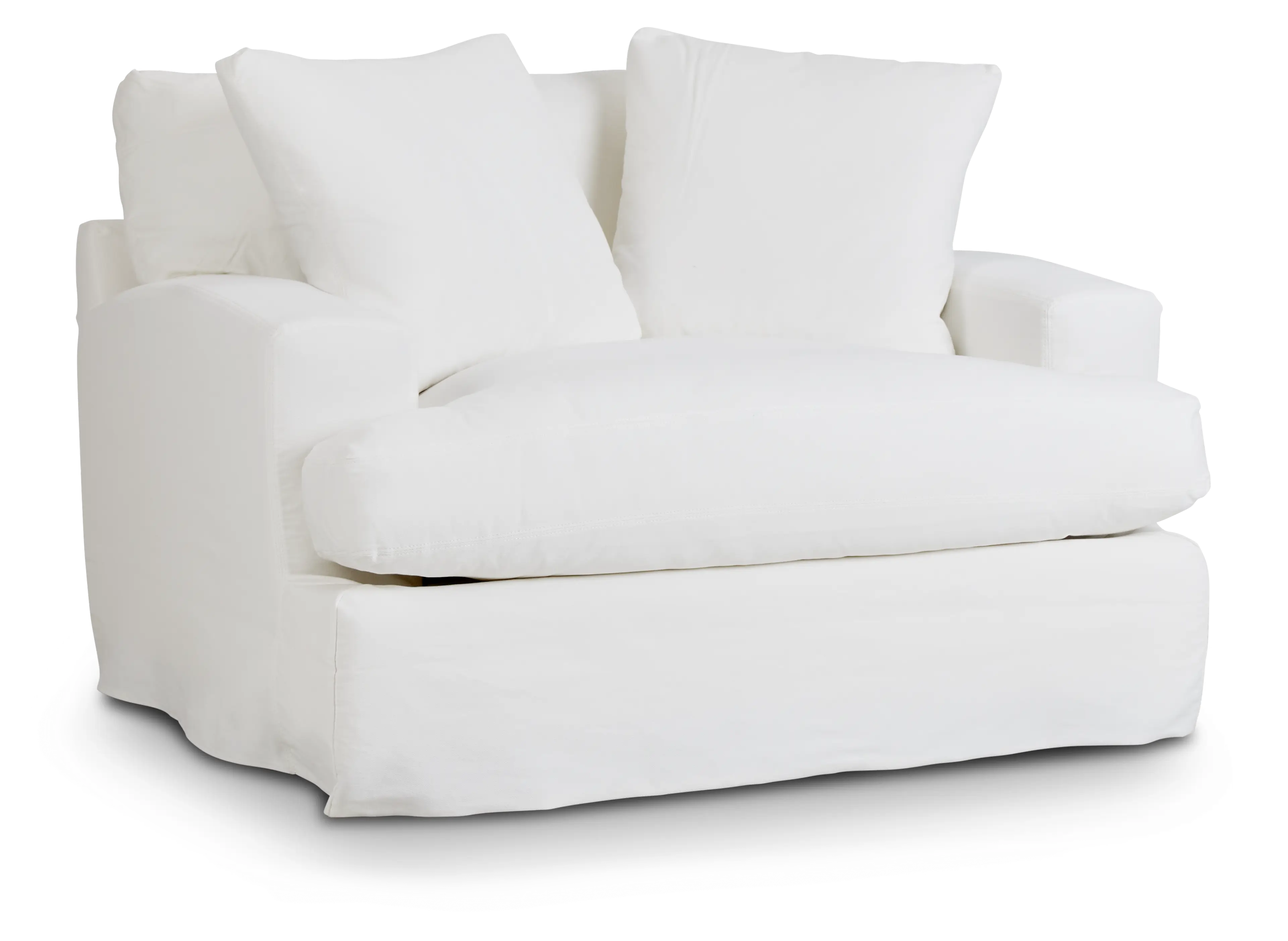 Delilah White Fabric Chair Delilah White Fabric Chair