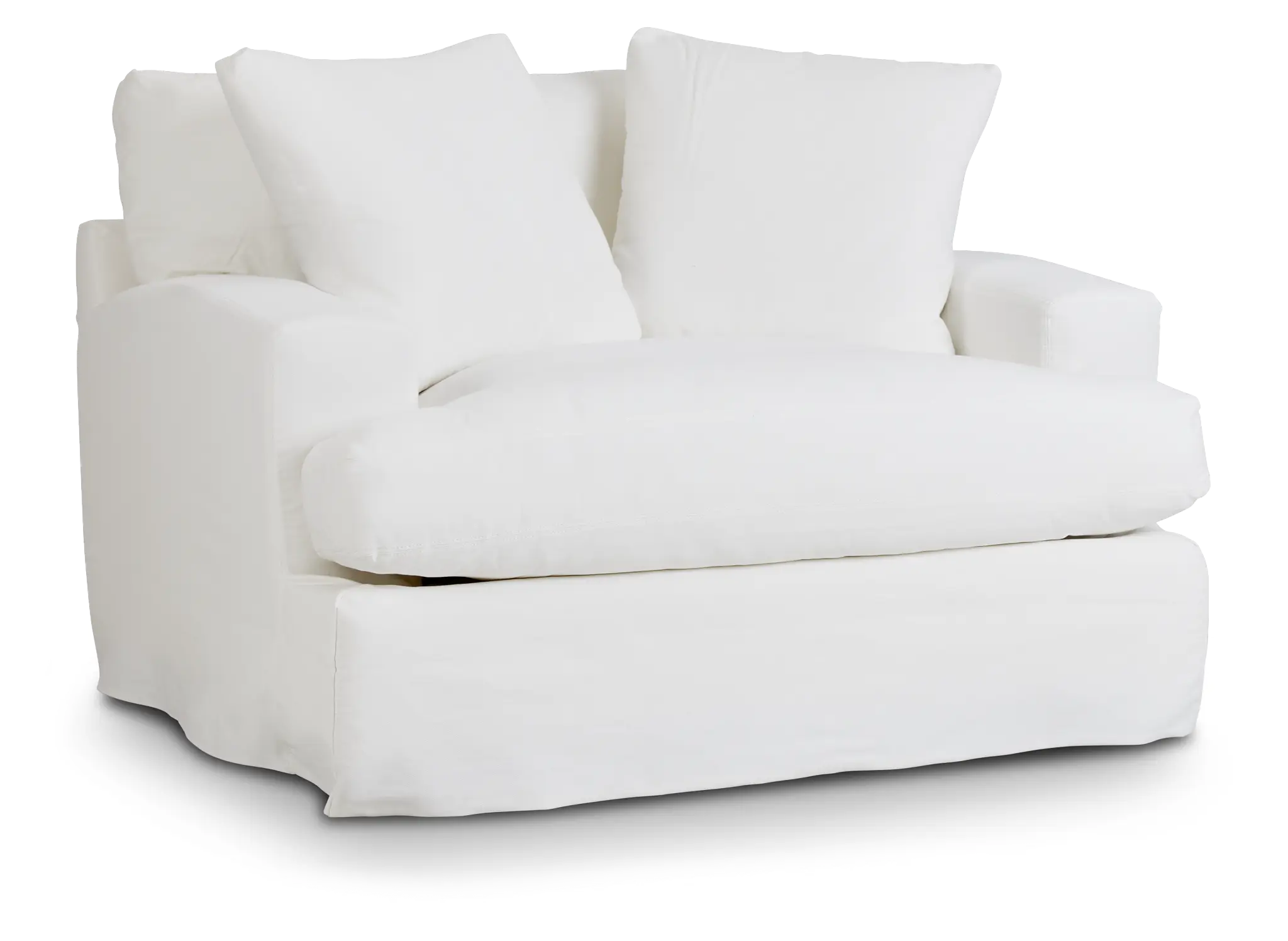Delilah White Fabric Chair Delilah White Fabric Chair