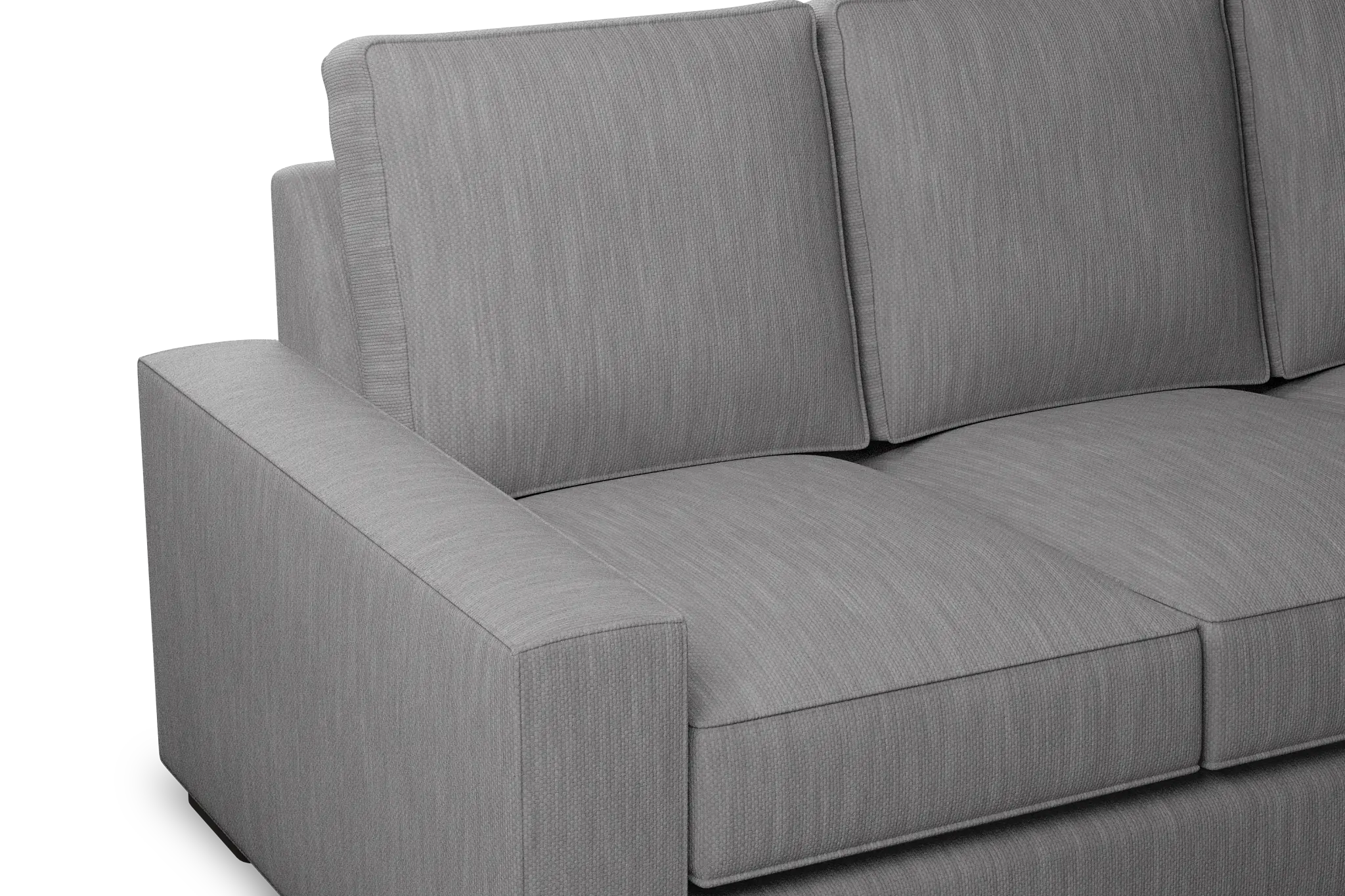 Edgewater Revenue Gray 84" Sofa W/ 3 Cushions Edgewater Revenue Gray 84" Sofa W/ 3 Cushions
