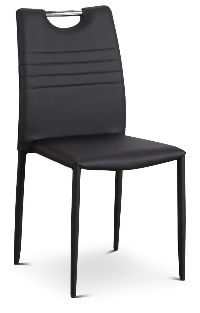 Skyline Black Upholstered Side Chair (3)