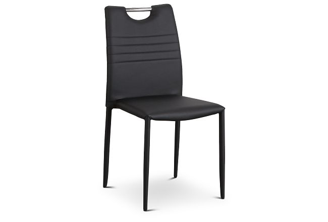 Skyline Black Upholstered Side Chair