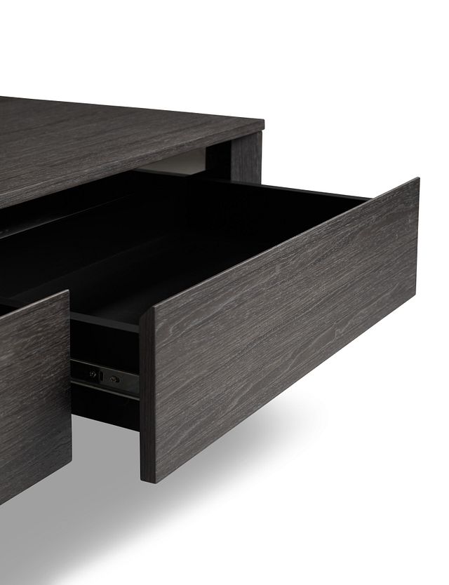 Vancouver Dark Gray Rectangular Coffee Table