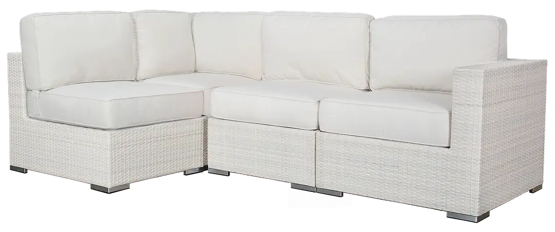 Biscayne White 4-piece Modular Sectional Biscayne White 4-piece Modular Sectional