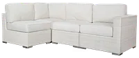 Biscayne White 4-piece Modular Sectional