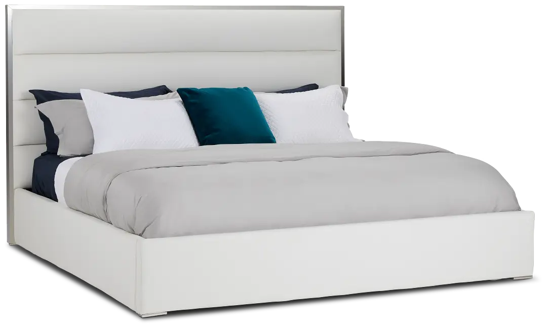 Cortina White Uph Platform Bed Cortina White Uph Platform Bed