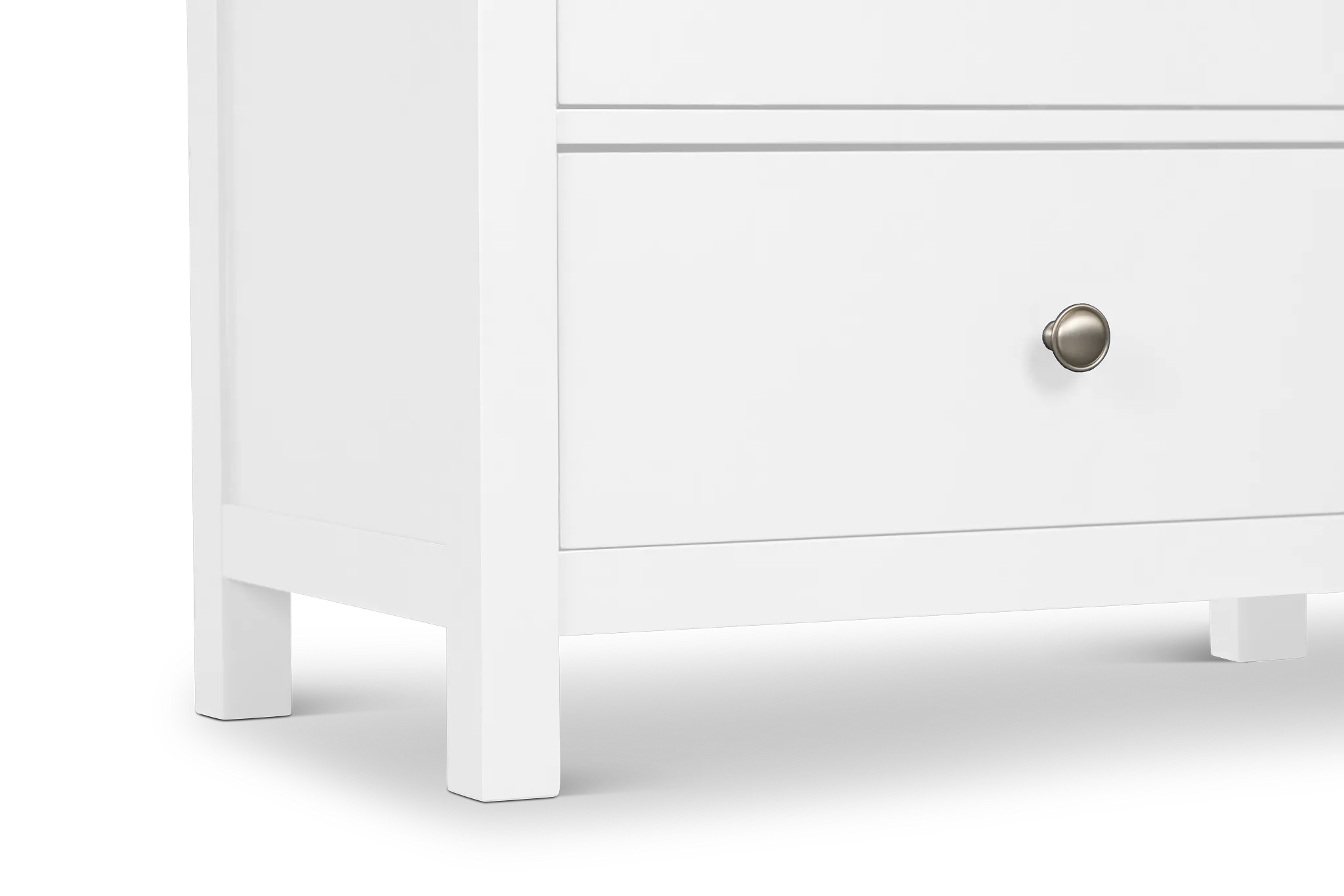 Charleston White Dresser & Mirror