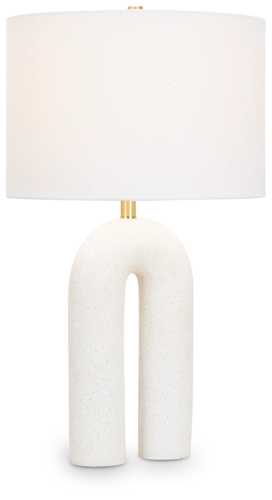 Adler White Terrazzo Table Lamp