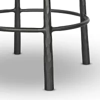Four Hands Marty Dark Gray Metal 24" Barstool