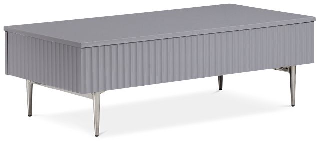 Surge Gray Rectangular Coffee Table