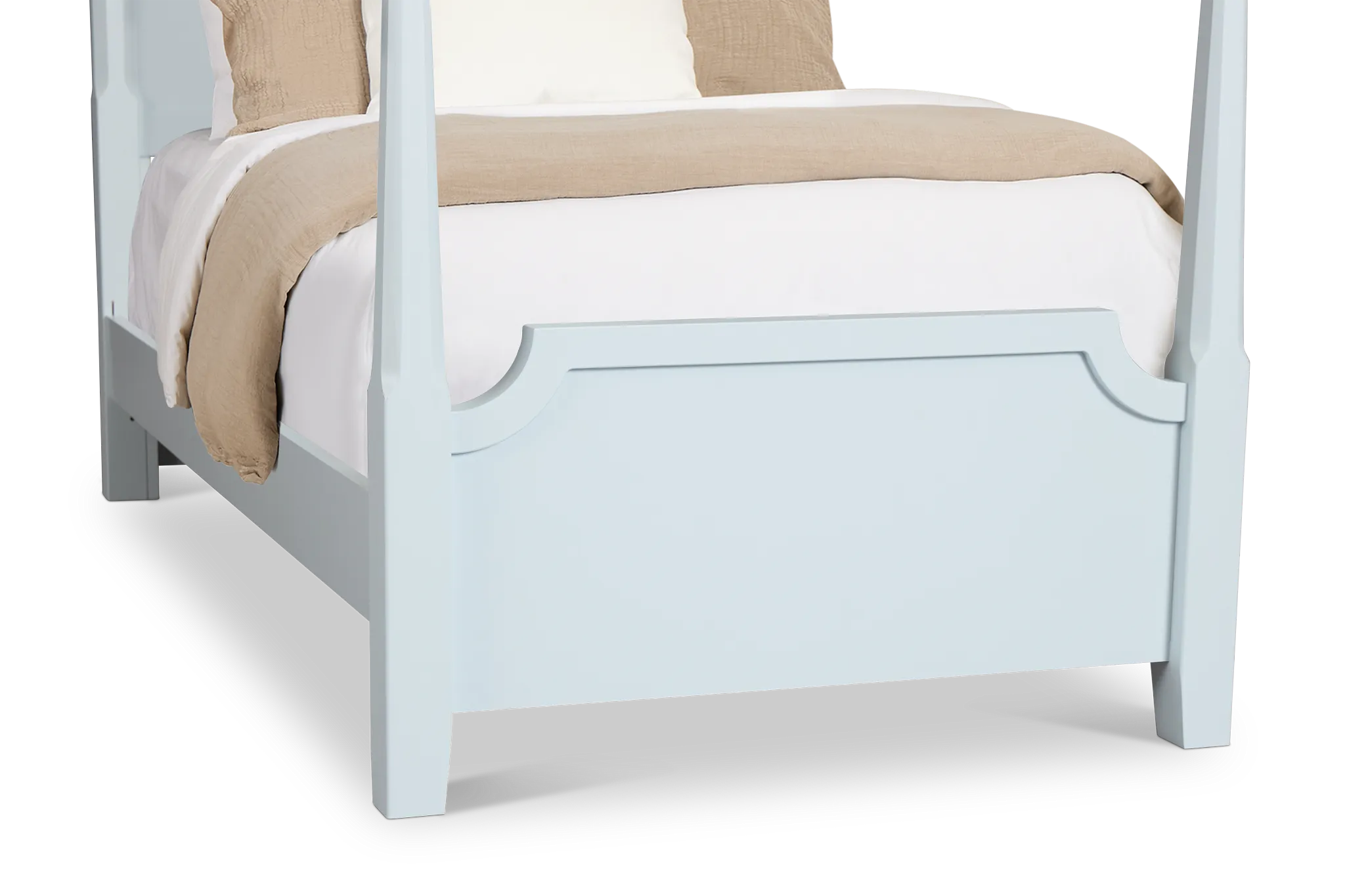 Carolina Light Blue Poster Bed