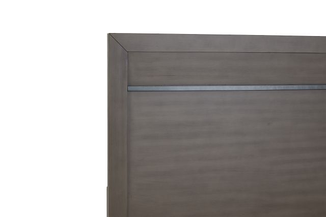 Zurich Gray Panel Bed