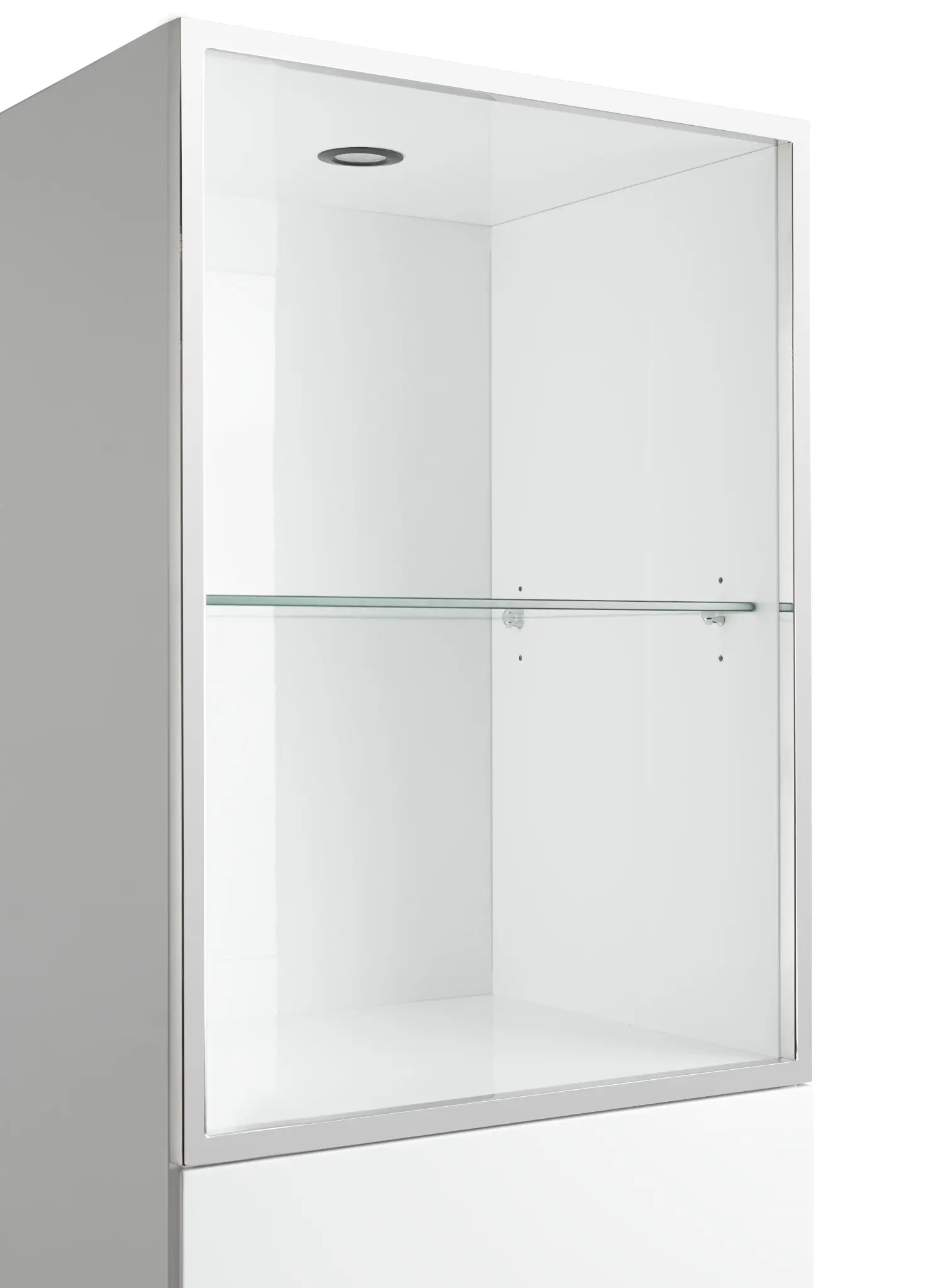 Vancouver White Pier With Glass Shelf Vancouver White Pier With Glass Shelf