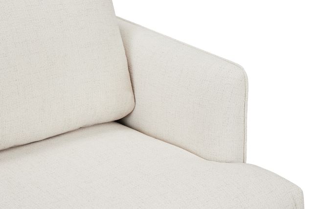 Easton Light Beige Fabric Loveseat