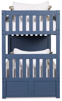 Charleston Dark Blue Step Bunk Bed