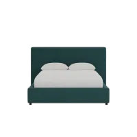 Grayton Joya Green 44" Upholstered Platform Bed
