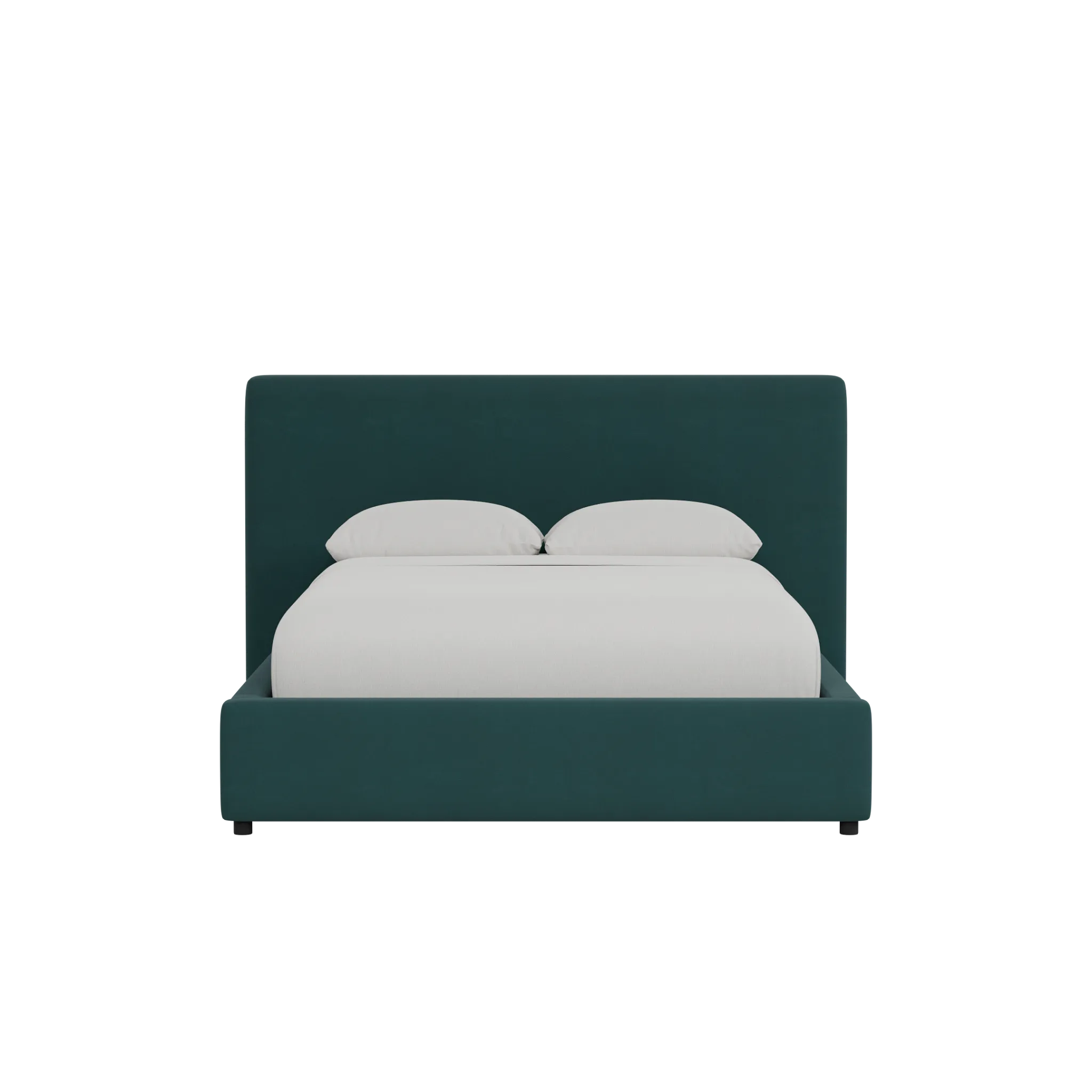 Grayton Joya Green 44" Upholstered Platform Bed