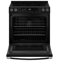 Ge 600 Series Black 30" Electric Range