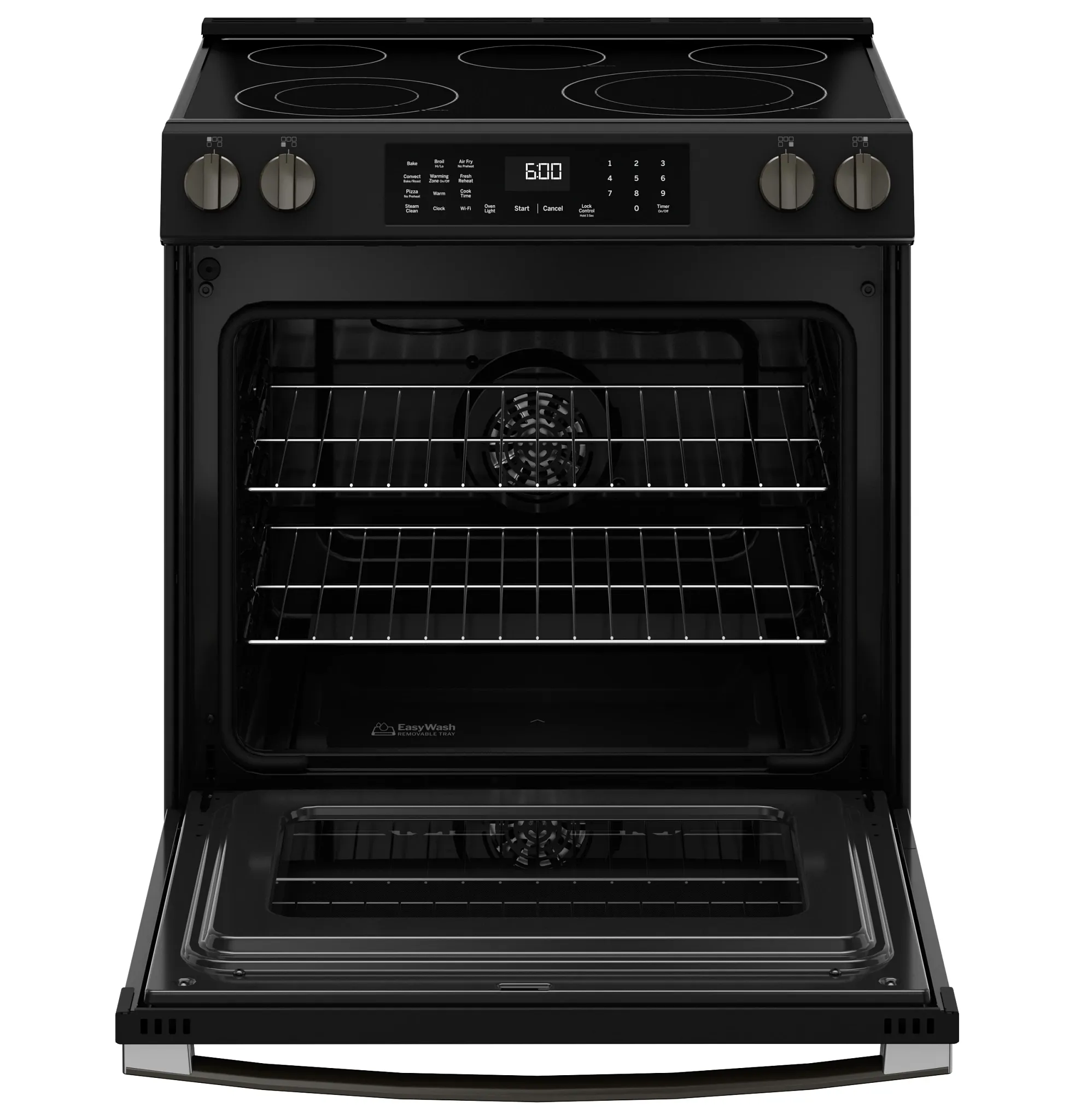 Ge 600 Series Black 30" Electric Range