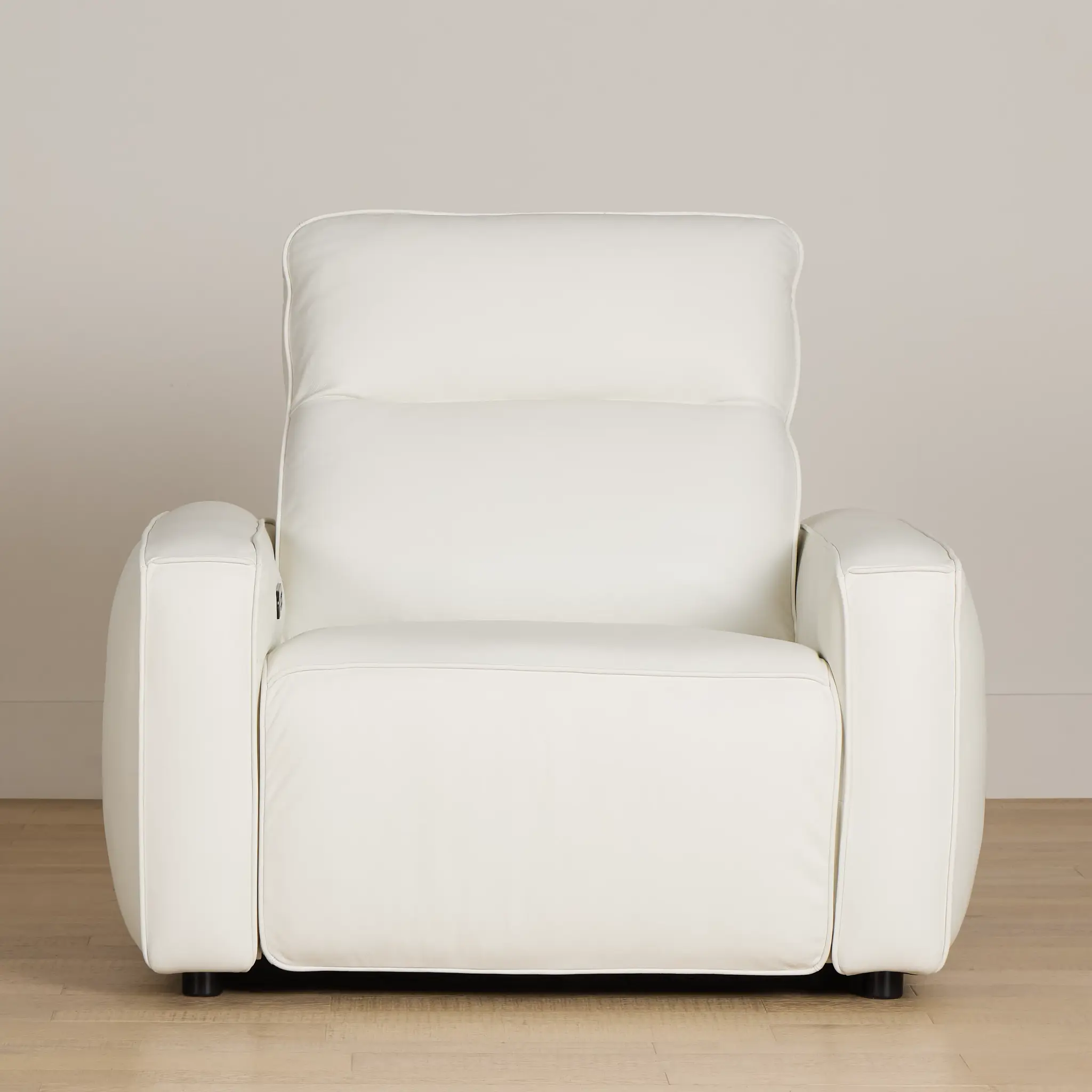 Tidal White Lthr/vinyl Power Recliner Tidal White Lthr/vinyl Power Recliner