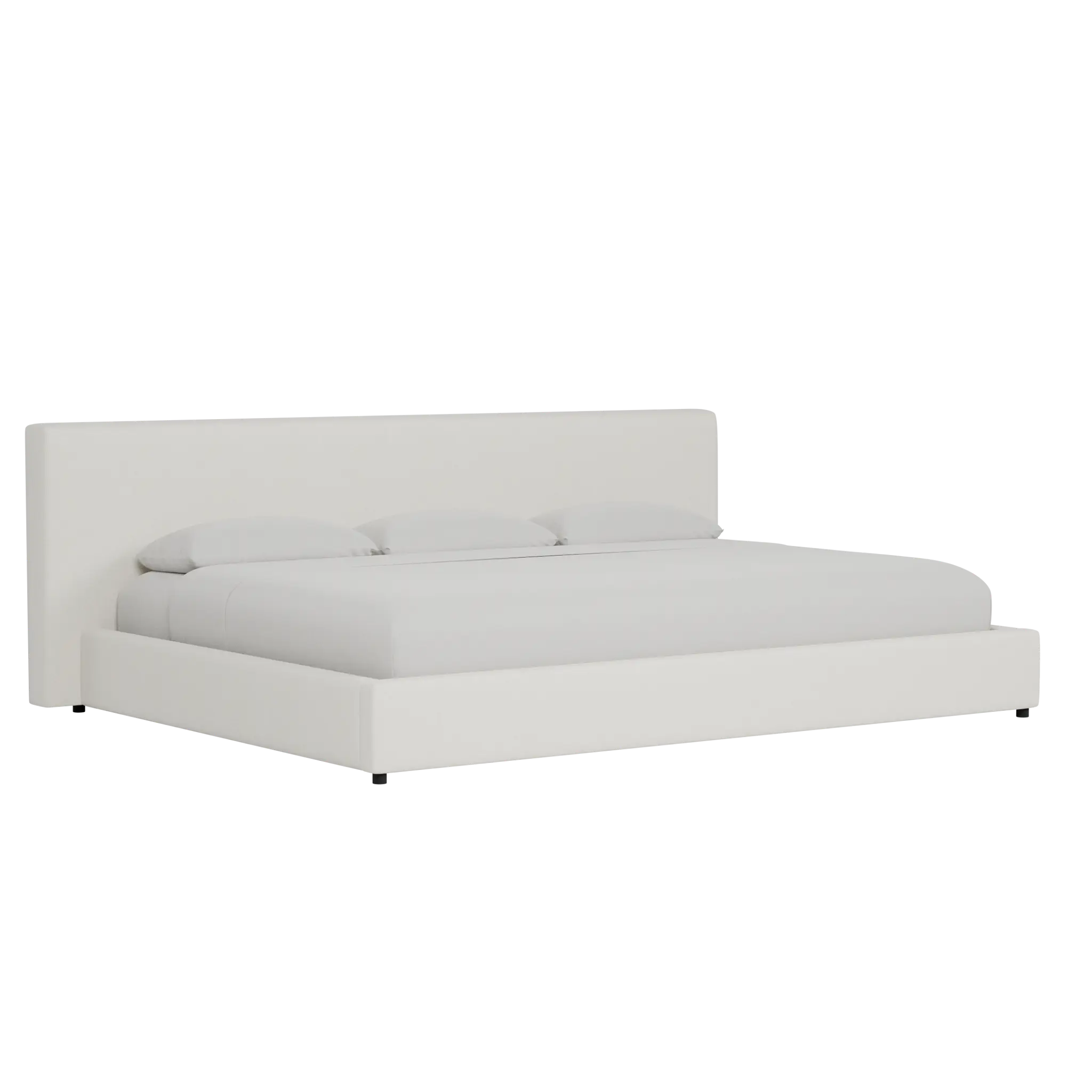 Grayton Elite Ivory 44" Upholstered Platform Bed Grayton Elite Ivory 44" Upholstered Platform Bed