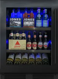 Xo Appliance 24 Series Beverage Center Stainless Steel Lt Hinge Beverage Center