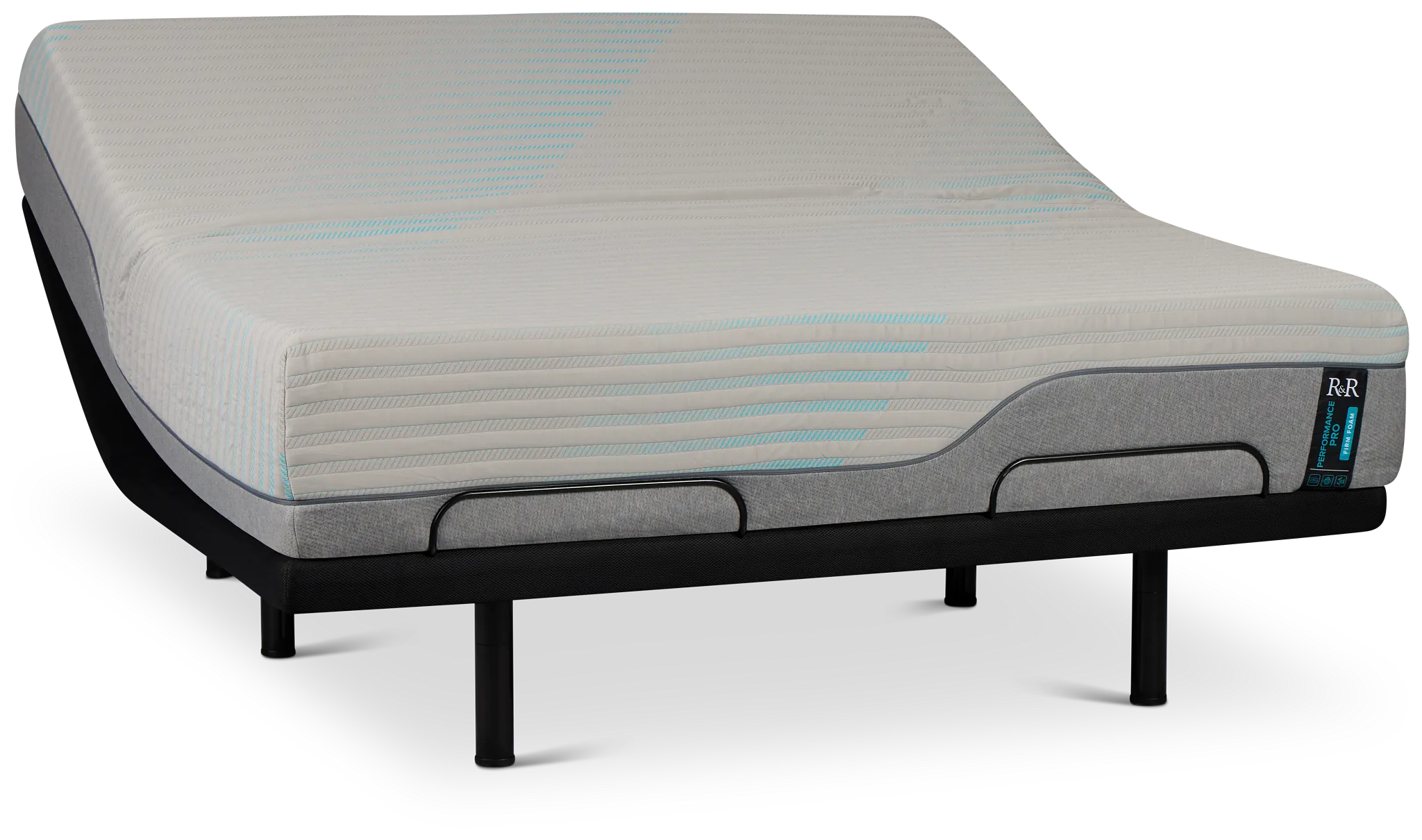 Rest & Renew Performance Pro Firm Deluxe Adjustable Mattress Set