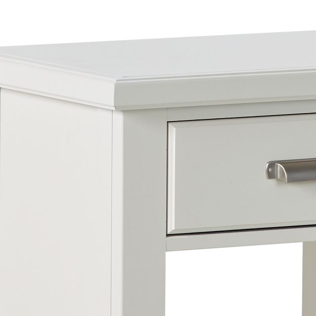Bungalow Ivory 1-drawer Nightstand