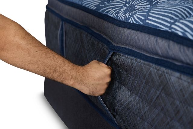 Serta Perfect Sleeper Cobalt Calm Plush Mattress Set