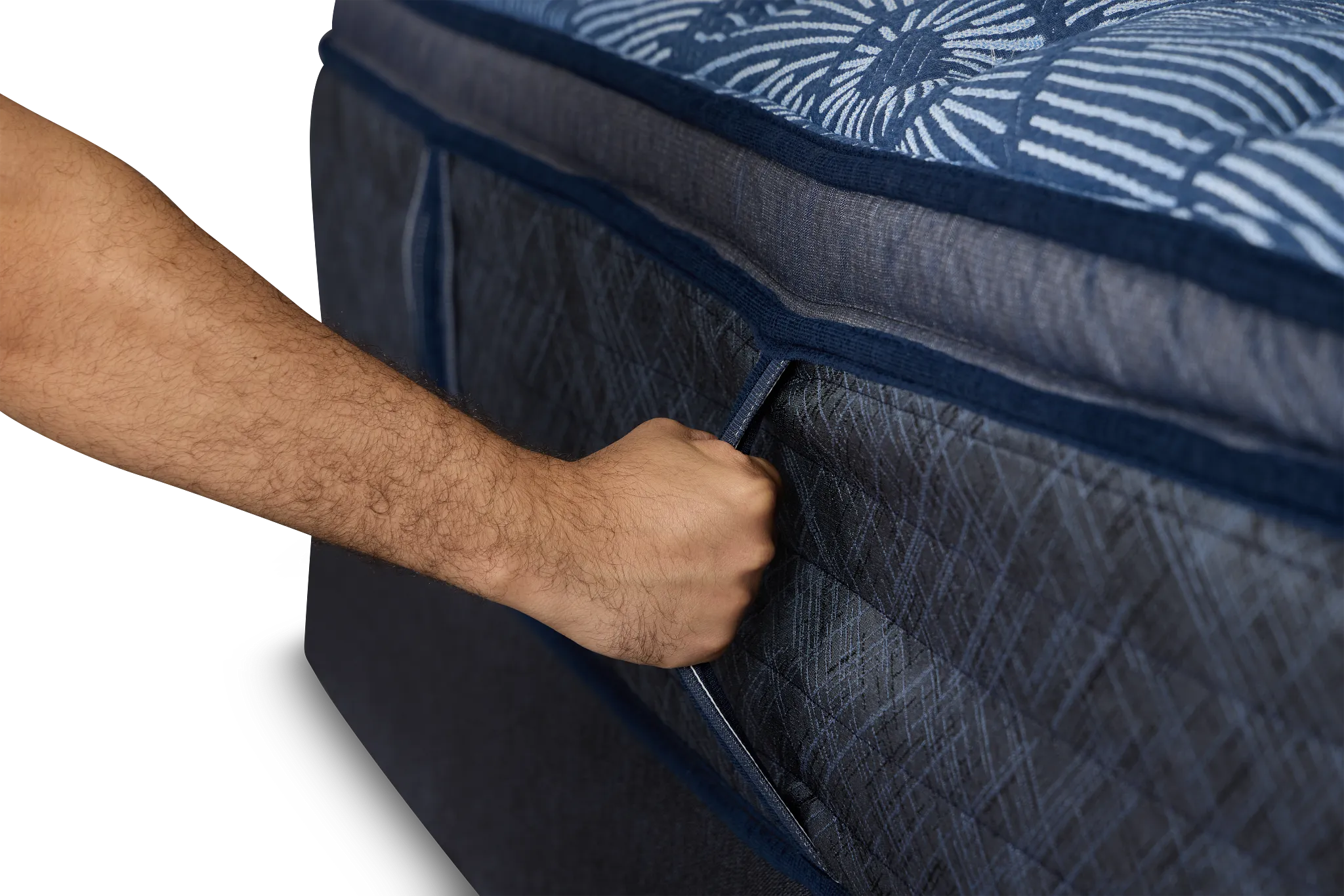 Serta Perfect Sleeper Cobalt Calm Plush Mattress Set