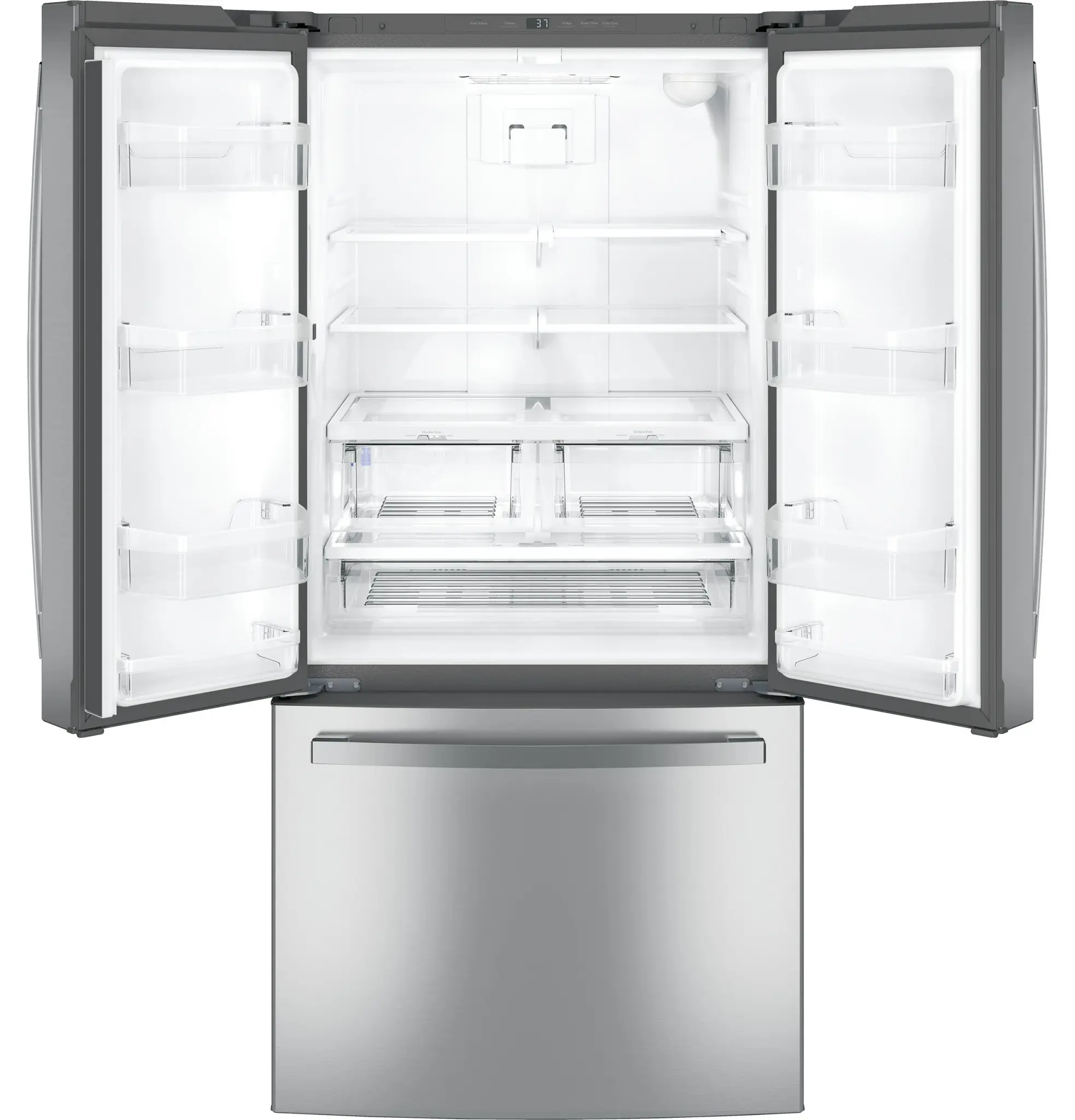 Ge Profile 25 Series Stainless Steel Bottom Freezer Refrigerator Ge Profile 25 Series Stainless Steel Bottom Freezer Refrigerator