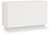 Camila White Rect Sofa Table