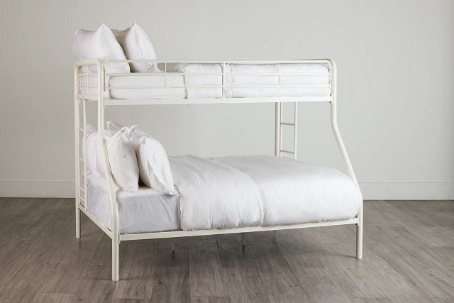 Rory White Metal Bunk Bed