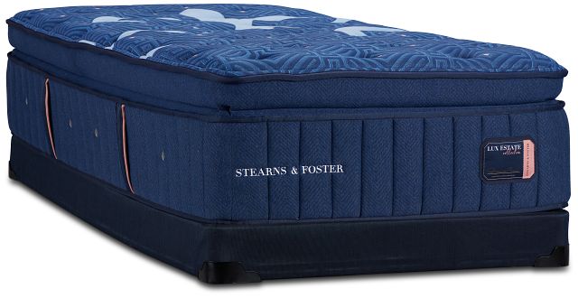 Stearns & Foster Lux Estate Soft Low-profile Mattress Set