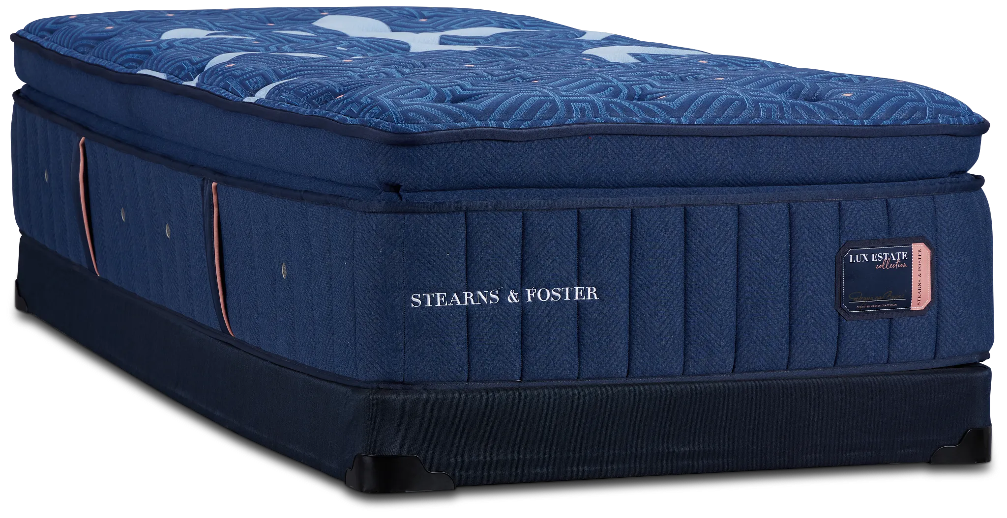 Stearns & Foster Lux Estate Soft Low-profile Mattress Set