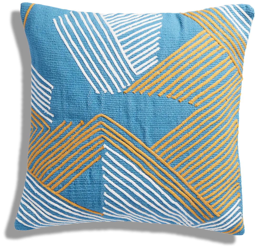 Tadeo Blue 20" Accent Pillow Tadeo Blue 20" Accent Pillow