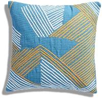Tadeo Blue 20" Accent Pillow