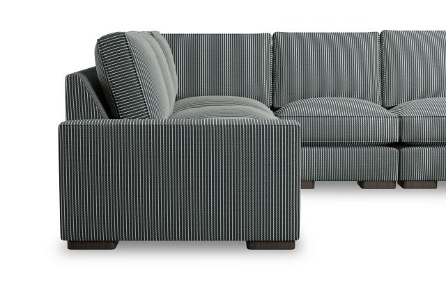 Edgewater Lucy Navy Medium Two-arm Sectional