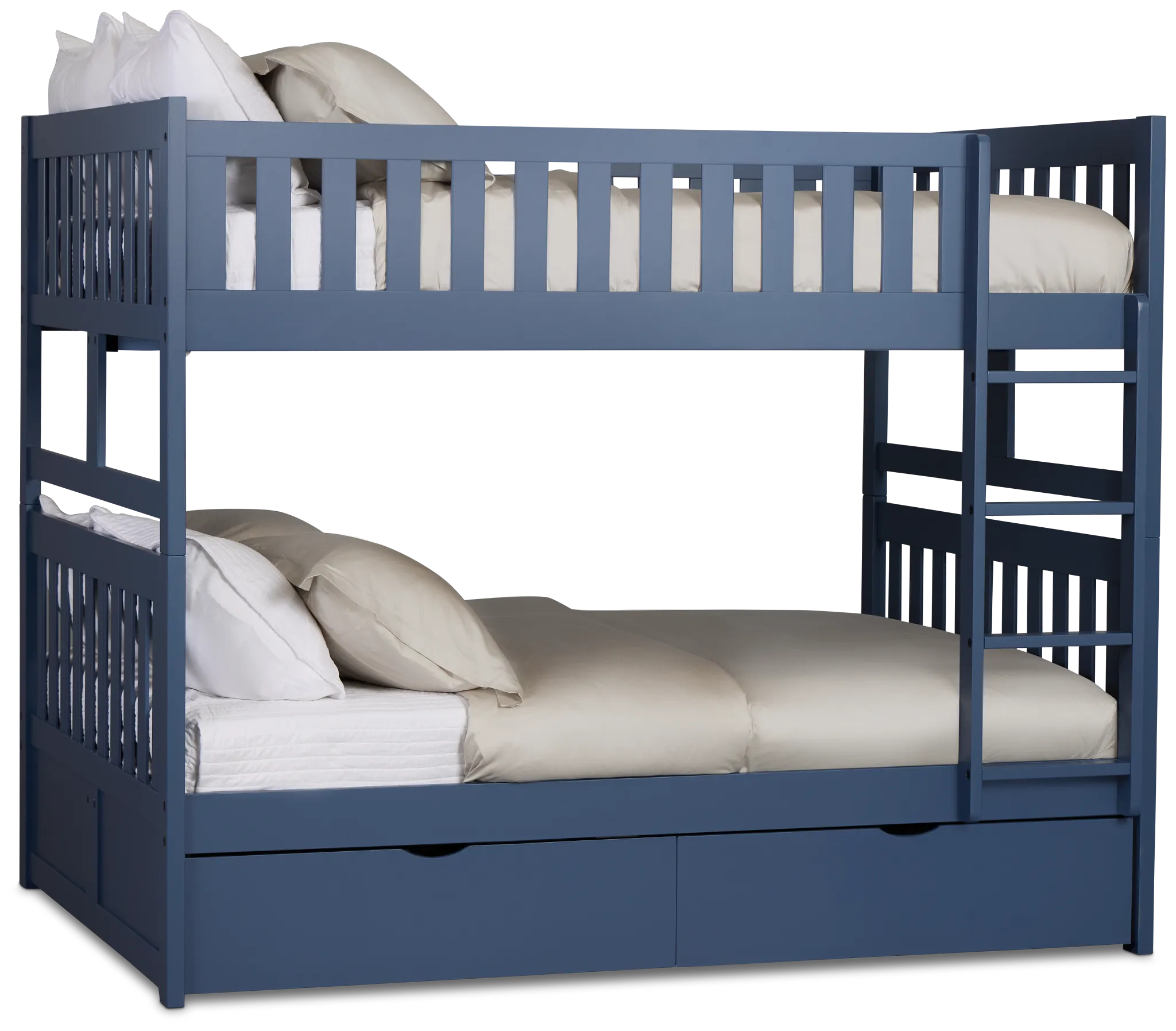 Charleston Dark Blue Storage Bunk Bed